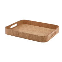 Light Wood Veneer Butlers Tray